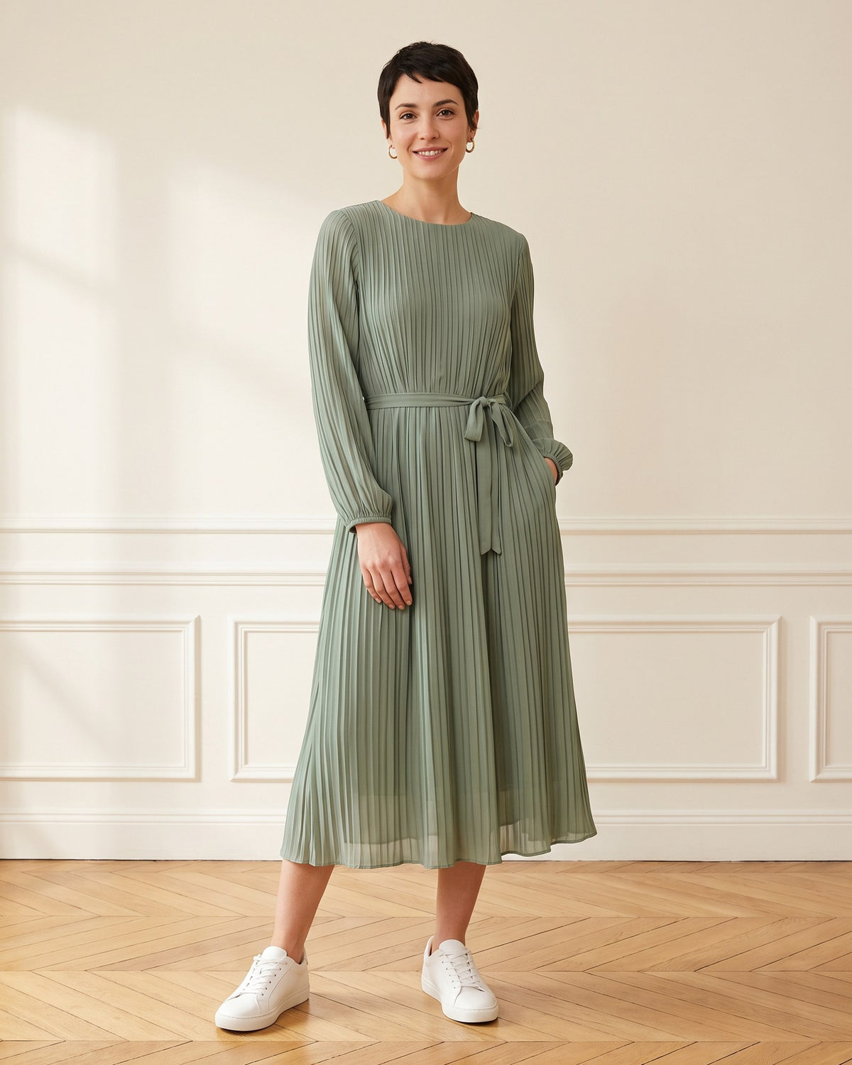 Robes plissées femme – Novur, automne 2026