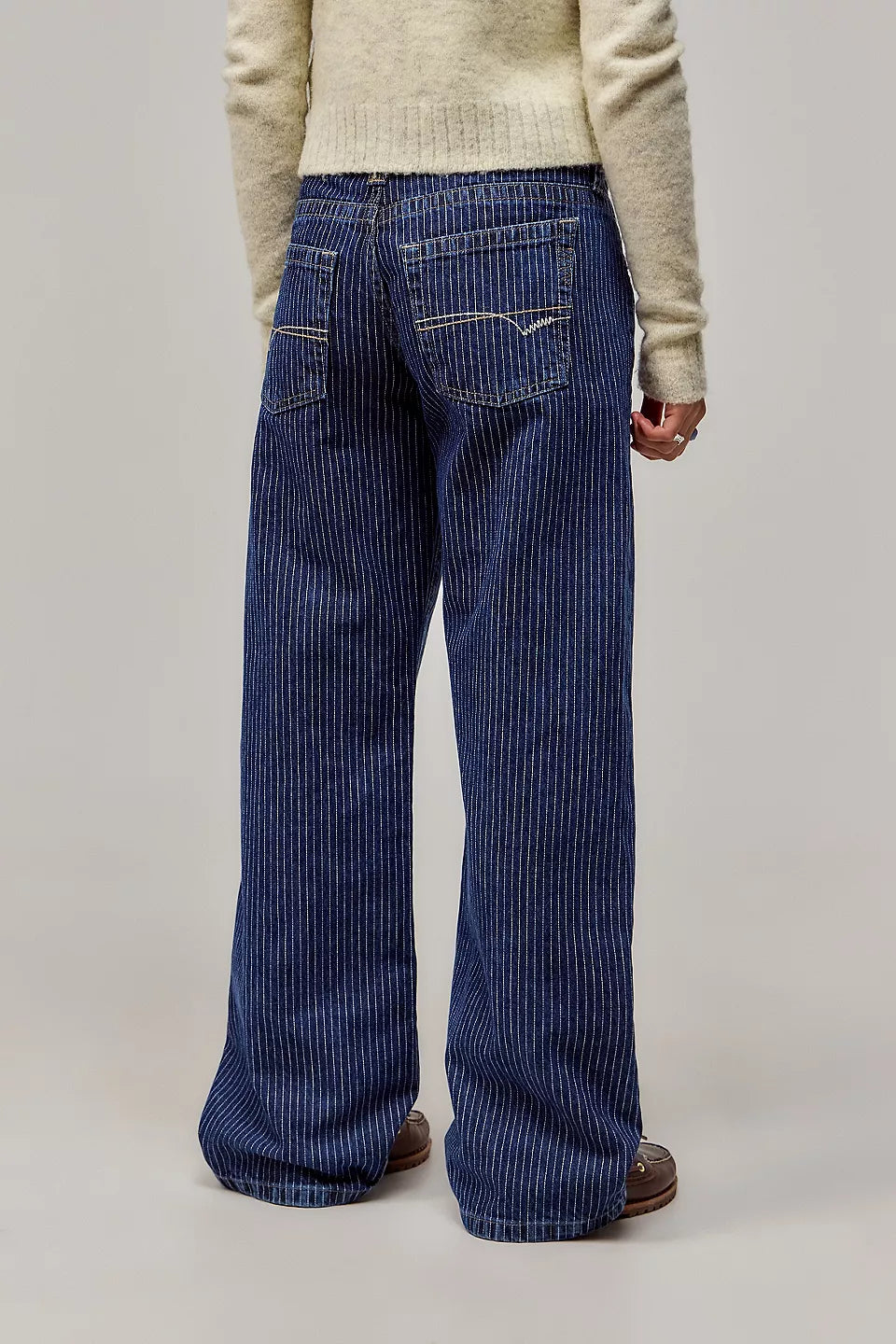 Pantalon droit à coupe large pour femme - Kaelvi