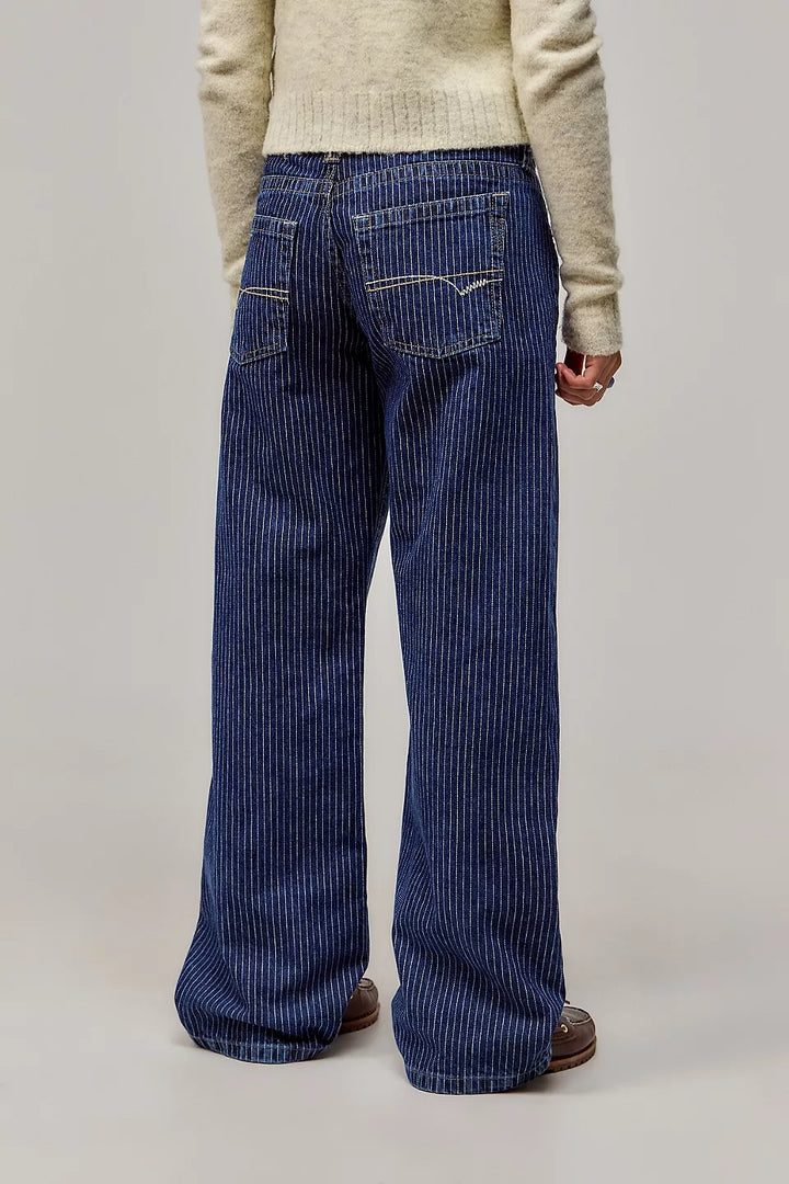 Pantalon droit à coupe large pour femme - Kaelvi