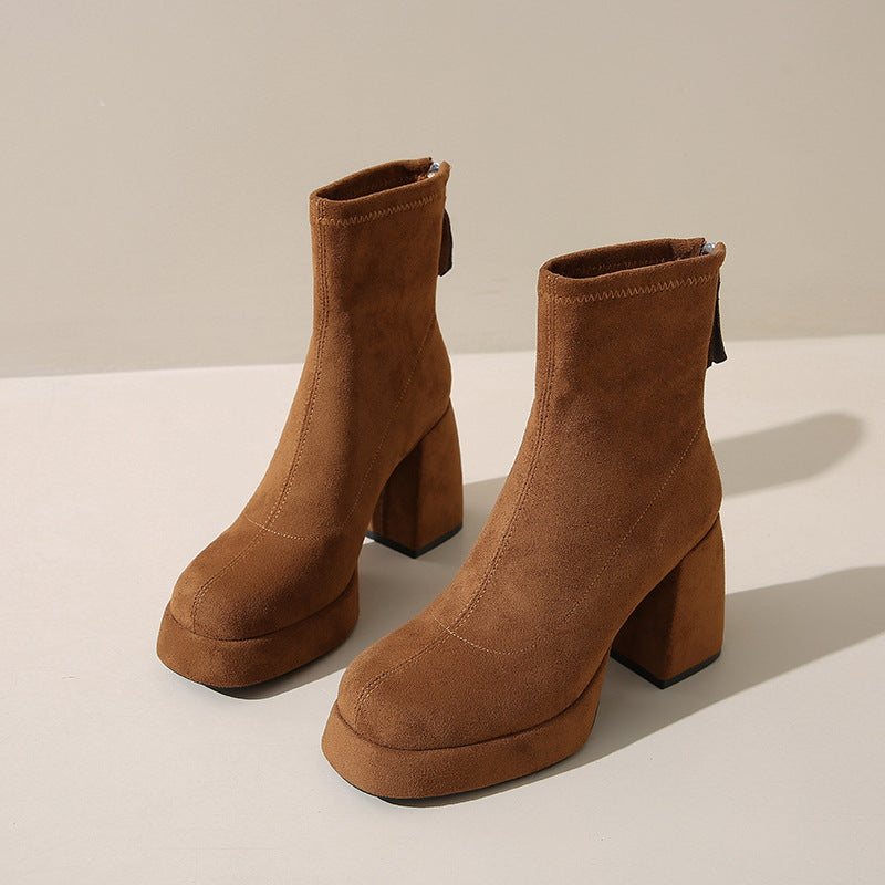 Bottines zippées pour femmes - Eirl