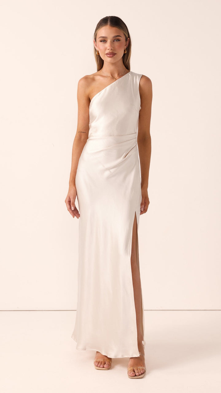 Robe longue asymétrique pour femme - Marim
