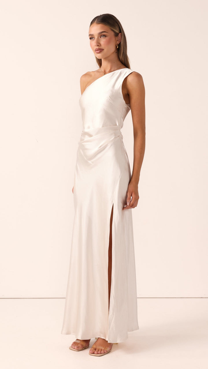 Robe longue asymétrique pour femme - Marim