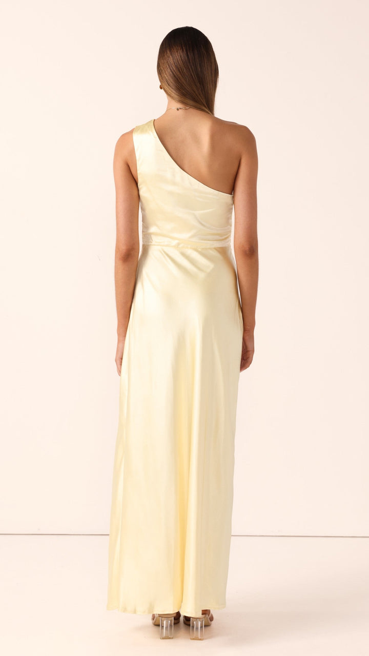 Robe longue asymétrique pour femme - Rousa