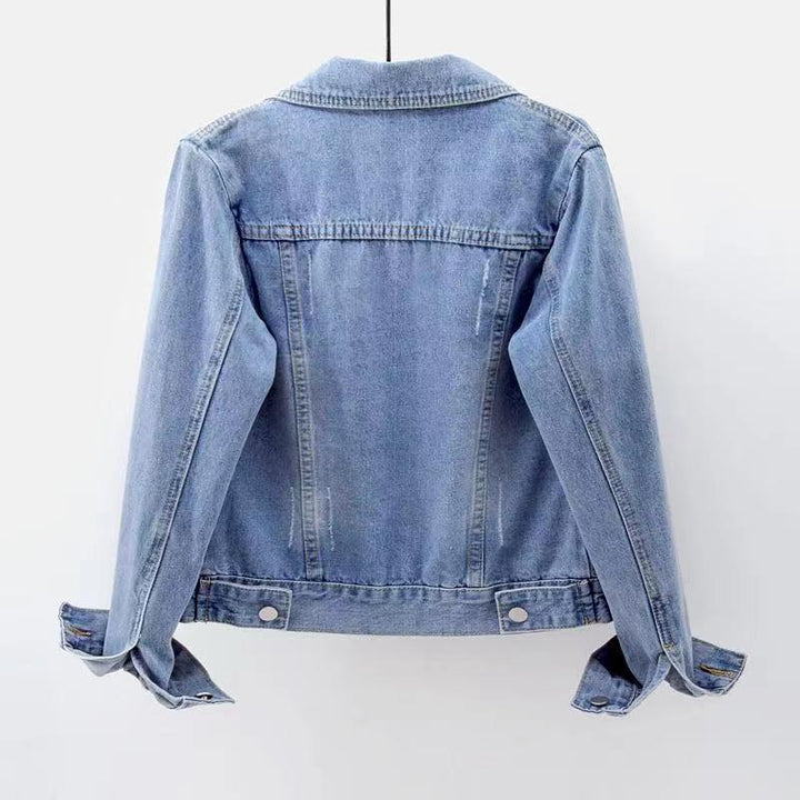 Veste en jean courte et ajustée pour femmes - Adelheid