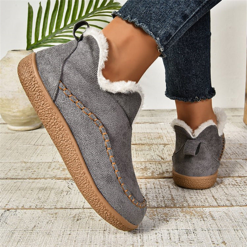 Bottines d'hiver pour femmes avec effet confortable - Azdari