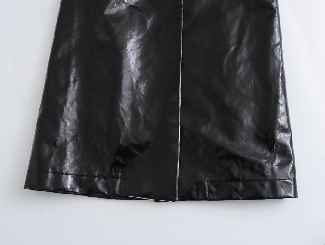 Manteau effet fourrure ceinturé pour femme - Liranne