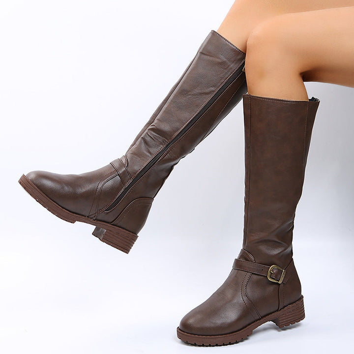 Bottes hautes d'hiver avec boucle équestre - Eryne