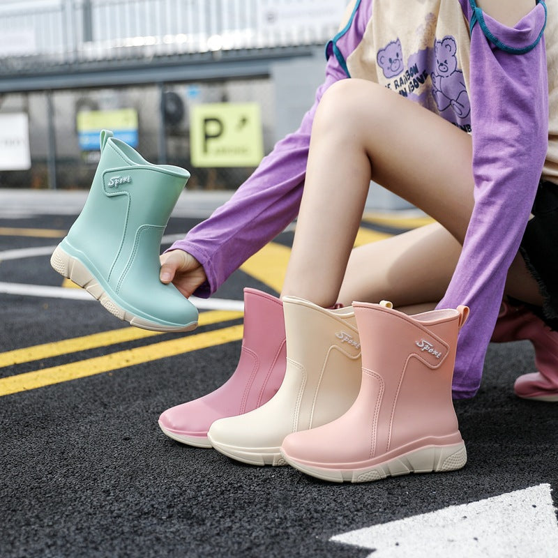 Bottes de pluie antidérapantes pour femmes - Helga