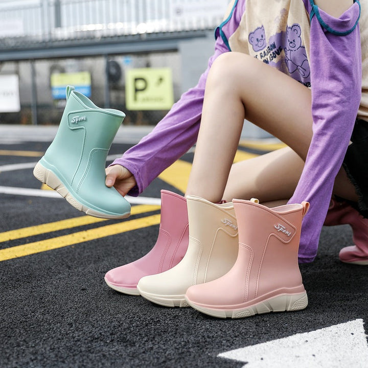Bottes de pluie antidérapantes pour femmes - Helga