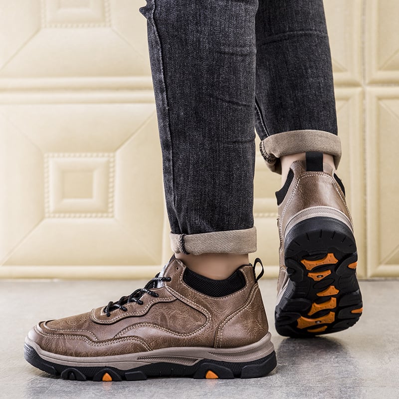 Chaussons d'hiver pour hommes avec doublure en polaire - Darel