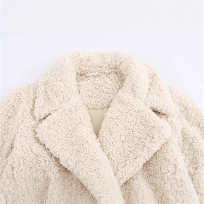 Manteau teddy pour femme - Arwena