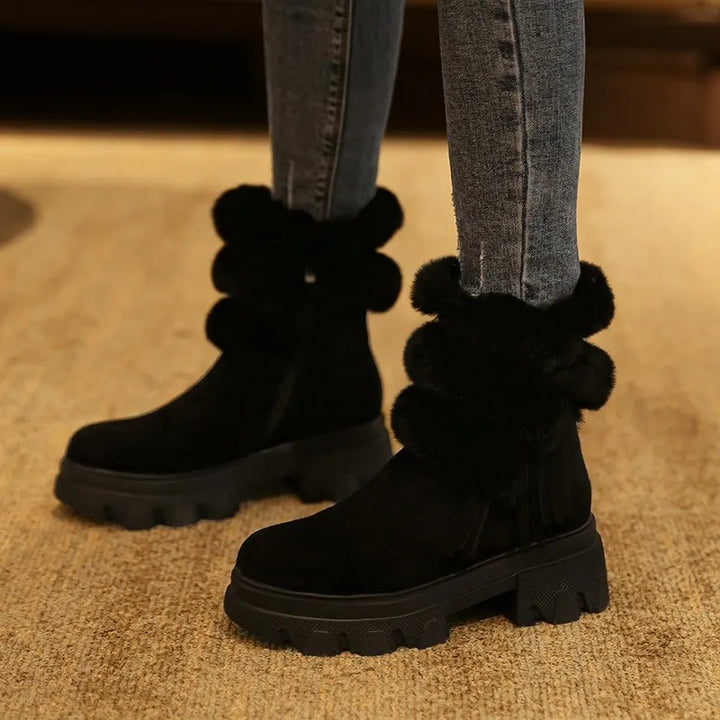 Alada - Bottes Mi-Mollet Épaisses d&