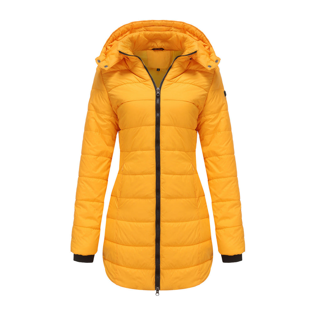 Veste longue à capuche pour femme - Naelle