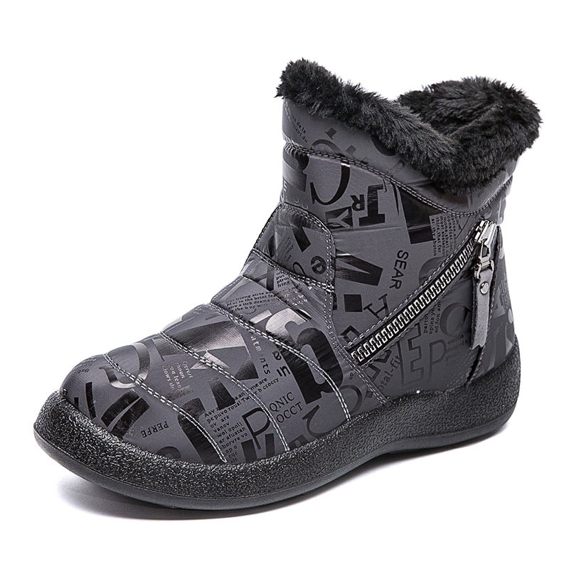 Bottes d'hiver pour femmes avec imprimé - Lirenne