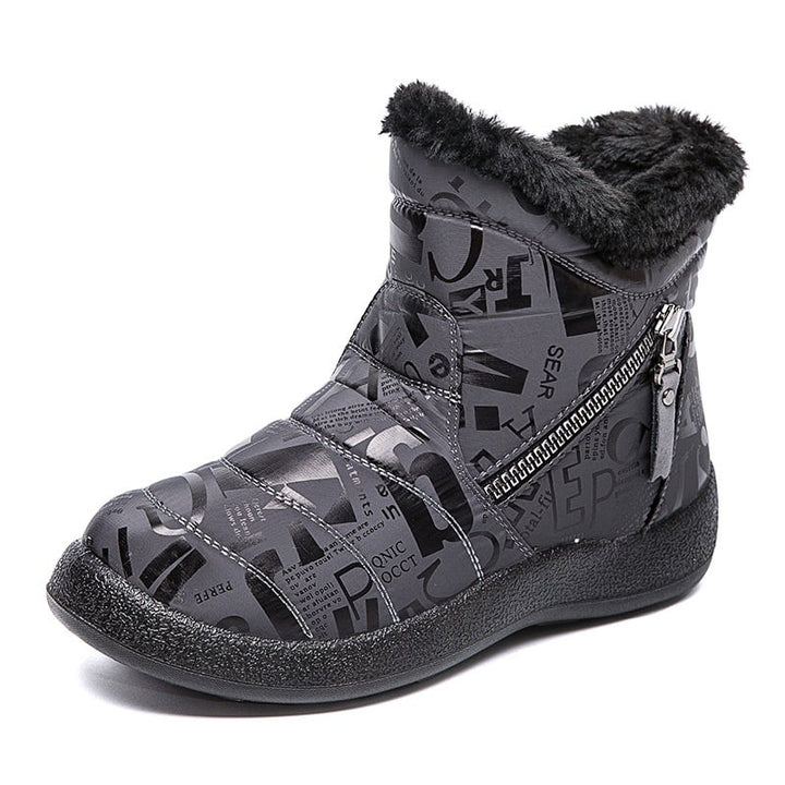 Bottes d'hiver pour femmes avec imprimé - Lirenne