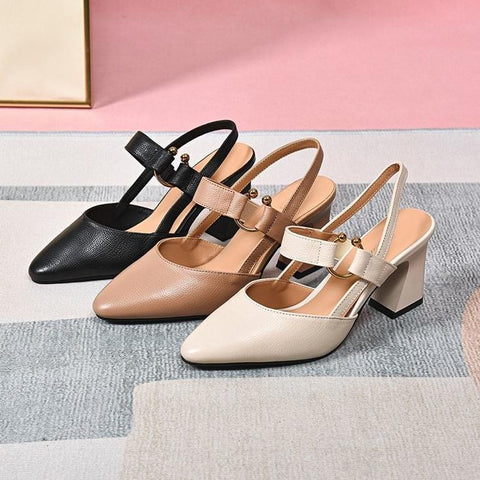 Talons à bride avant pour femmes - Greta