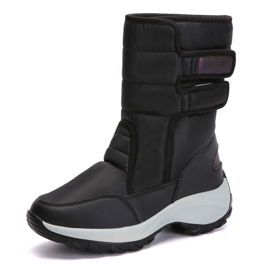 Bottes d'hiver à effet matelassé pour femmes - Rhenise