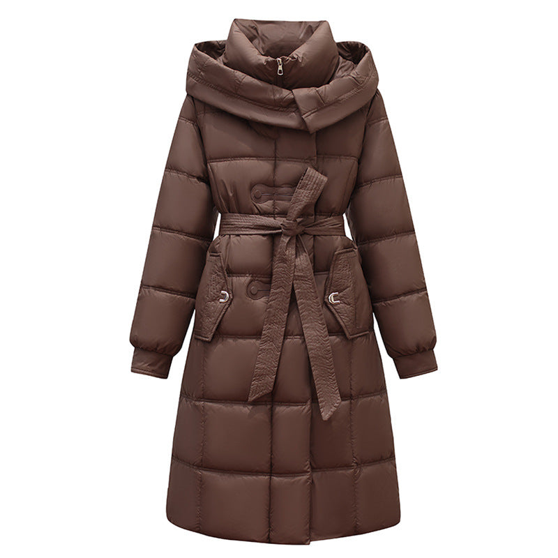 Manteau matelassé enveloppant pour femmes - Nalah