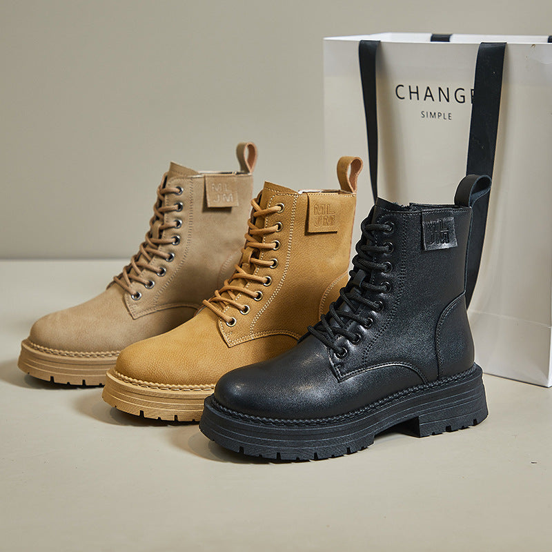 Bottines urbaines à lacets pour femmes - Elvyn