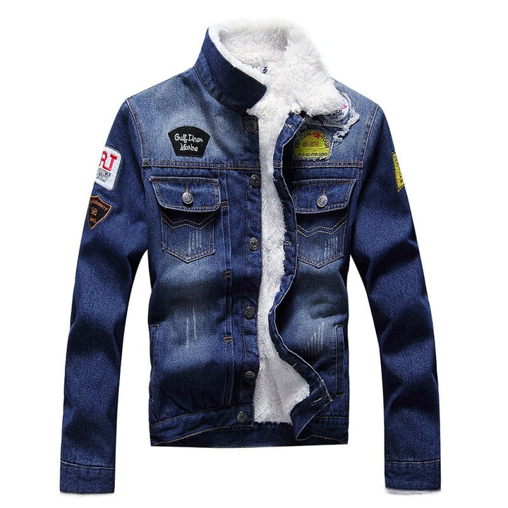 Veste en jean pour homme, coupe droite doublée - Darnel