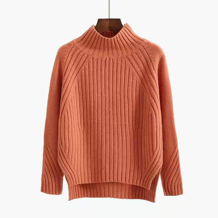 Pull à col roulé tricoté pour femme - Maelle
