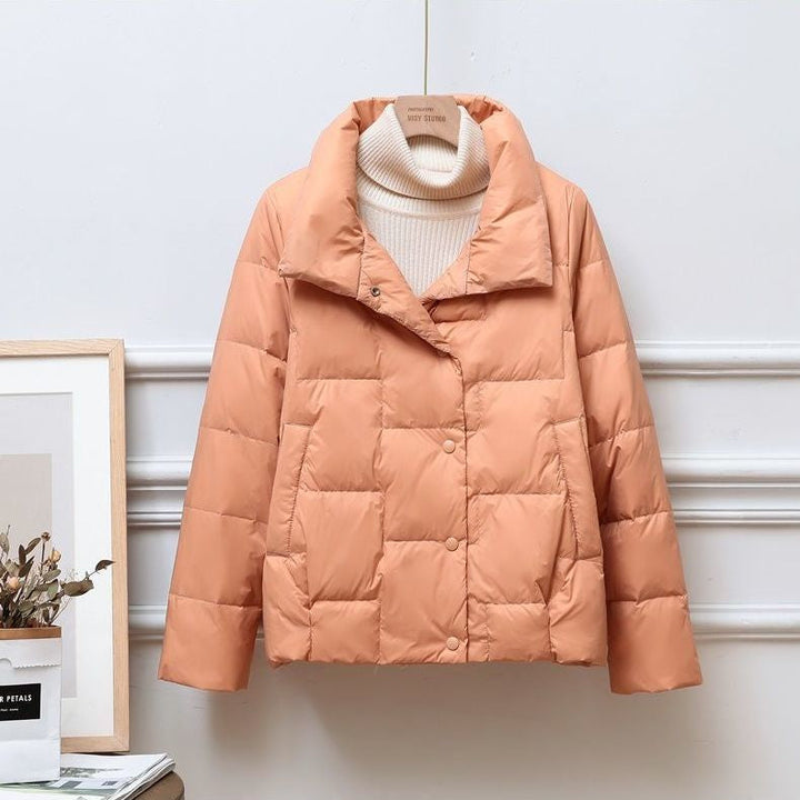 Veste courte matelassée à col montant pour femme - Valery