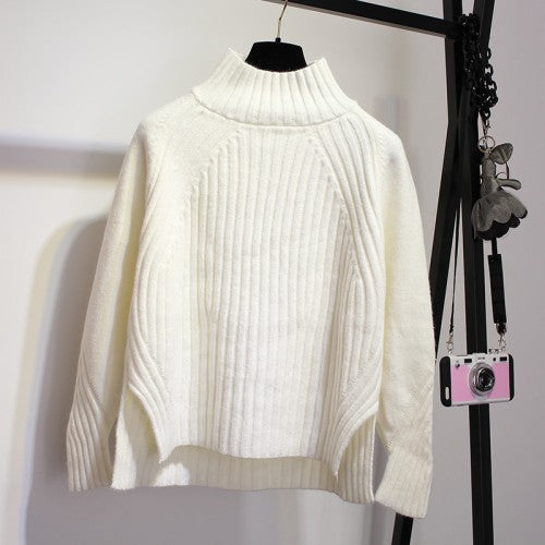 Pull à col roulé tricoté pour femme - Maelle