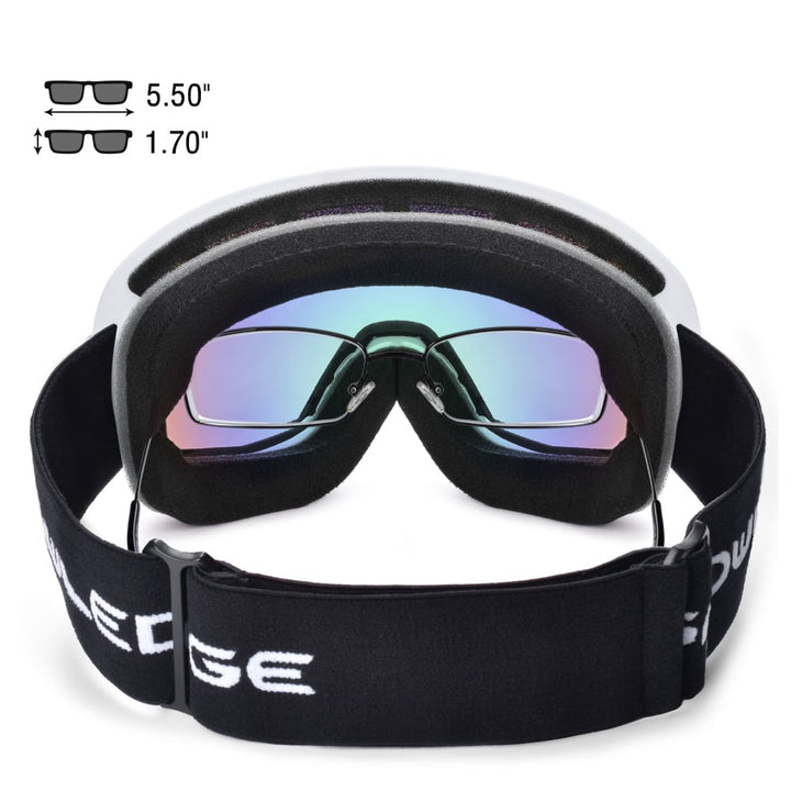 Masque de ski unisexe à double couche