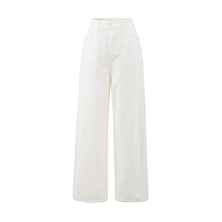 Pantalon large à taille haute pour femmes - Savrelle
