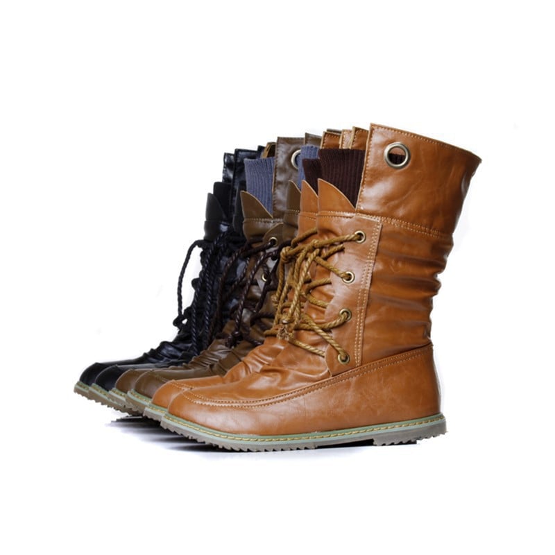 Bottines pour femmes à lacets croisés - Velkira