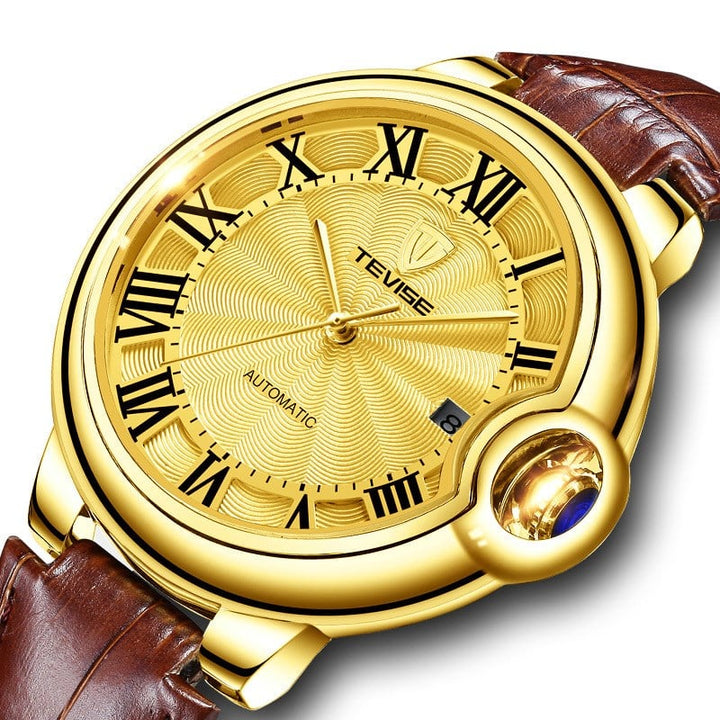 Montre élégante pour hommes avec chiffres romains