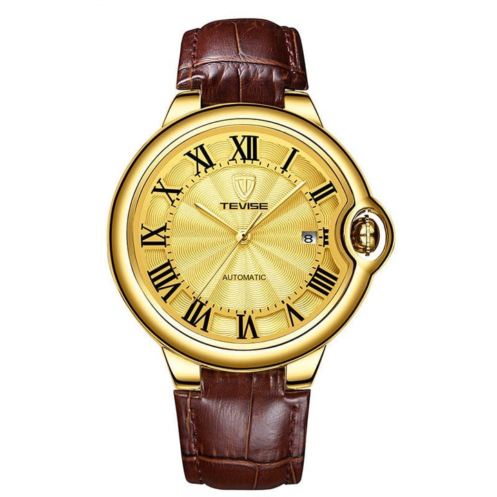 Montre élégante pour hommes avec chiffres romains