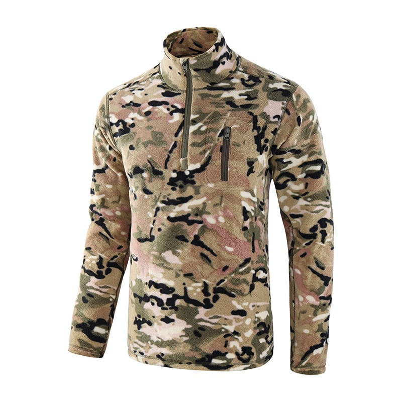Sweat d'entraînement en polaire thermique pour hommes - Kravem