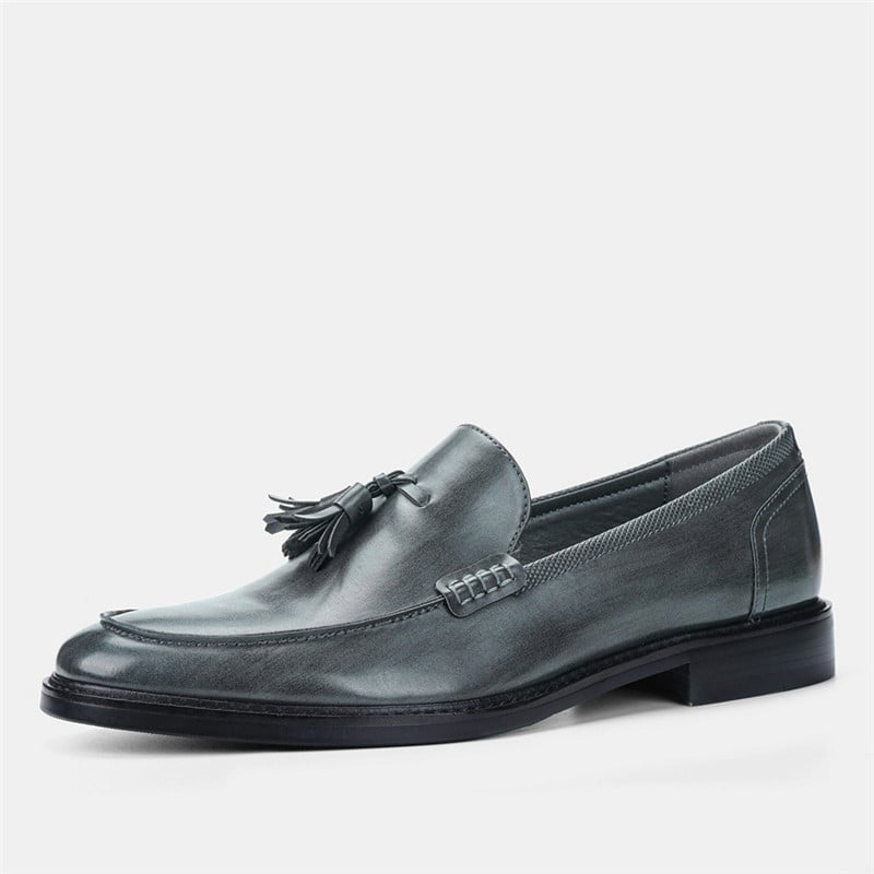 Mocassins élégants en cuir avec glands pour hommes - Kaster