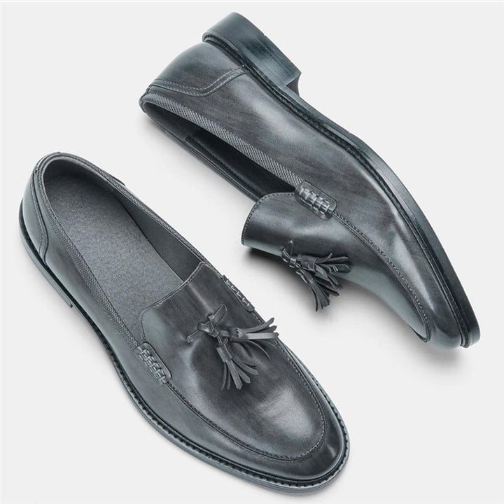 Mocassins élégants en cuir avec glands pour hommes - Kaster