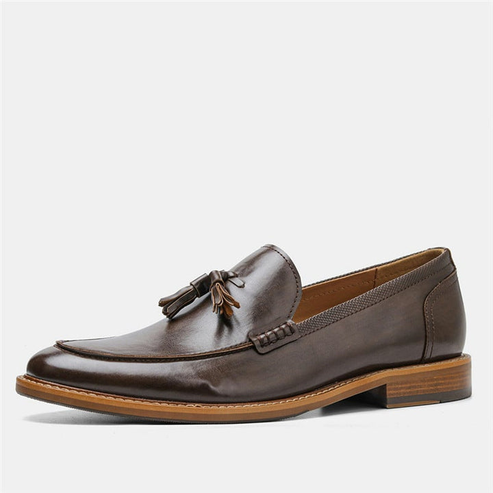 Mocassins élégants en cuir avec glands pour hommes - Kaster