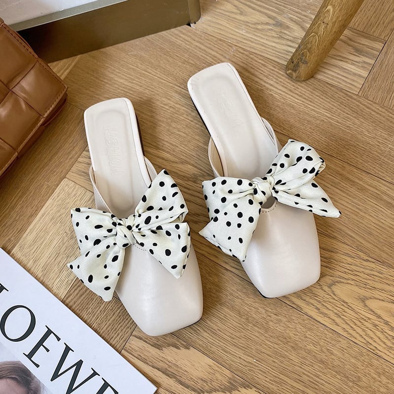 Mules élégantes à bout carré pour femmes - Fiorella
