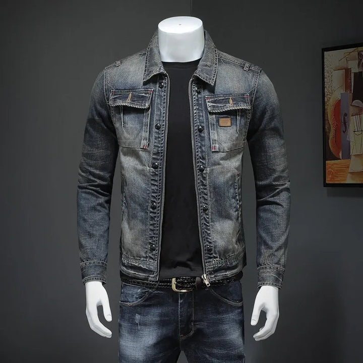 Veste en jean décontractée pour hommes au printemps - Roberto
