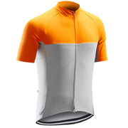 Blanc avec orange