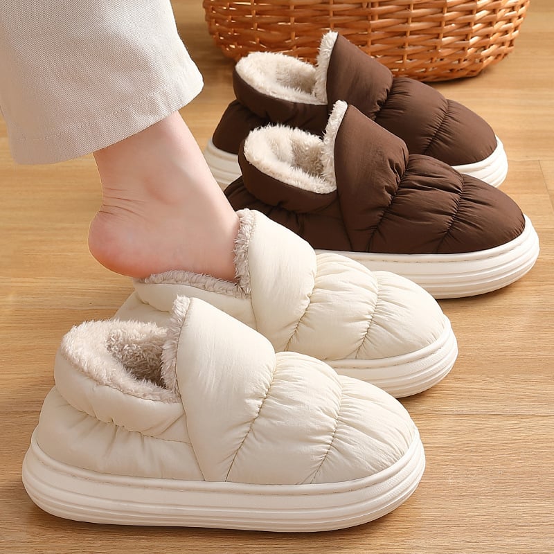 Chaussons pour femmes à effet matelassé - Nayela