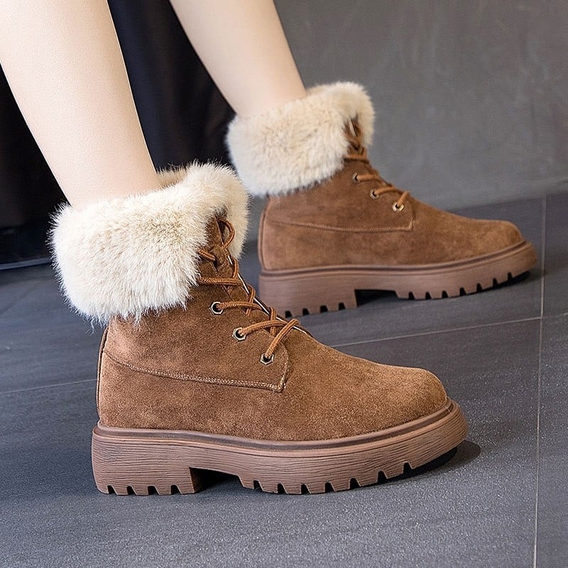 Bottes thermiques à effet soft-touch pour femmes - Vaelinne