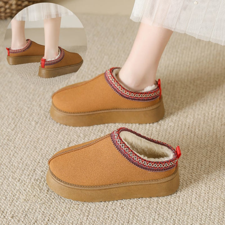 Chaussons d'hiver pour femmes à effet décontracté - Venyra