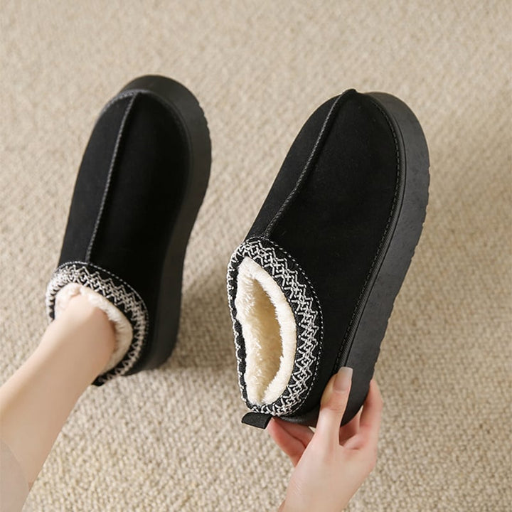 Chaussons d'hiver pour femmes à effet décontracté - Venyra
