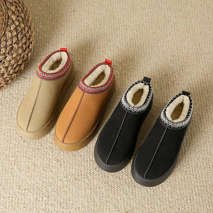Chaussons d'hiver pour femmes à effet décontracté - Venyra