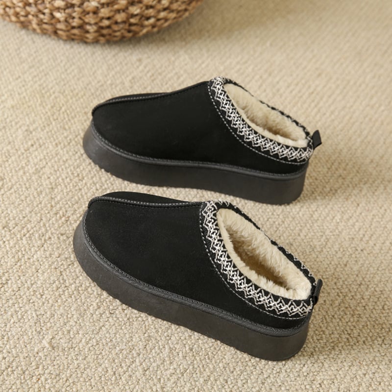 Chaussons d'hiver pour femmes à effet décontracté - Venyra