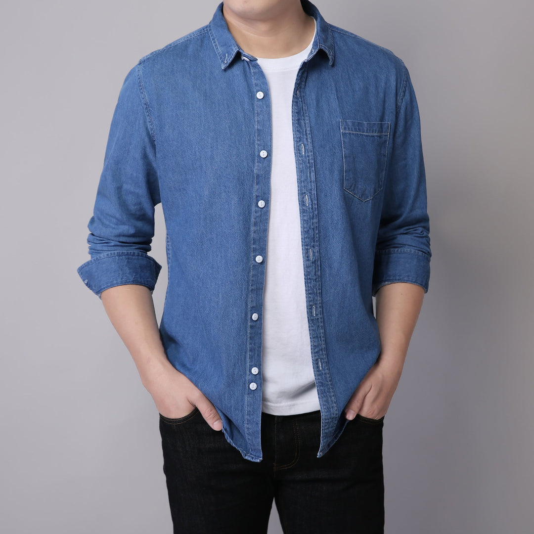 Chemise à boutons décontractée pour hommes - Dieter
