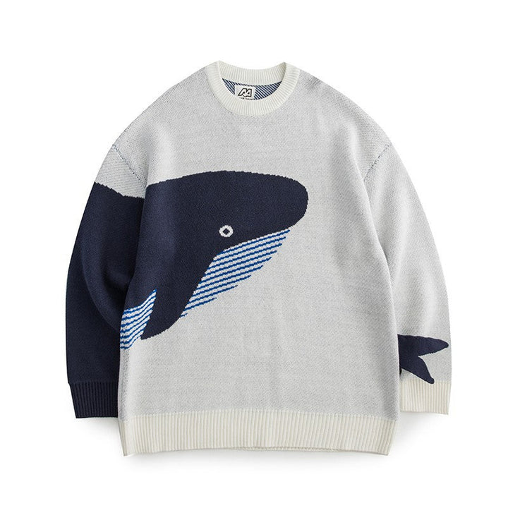 Pull en maille d'inspiration artistique pour hommes - Nivaro