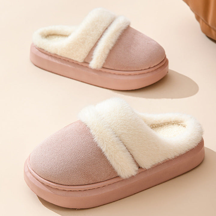 Chaussons effet daim pour femmes avec intérieur doux - Marlaine