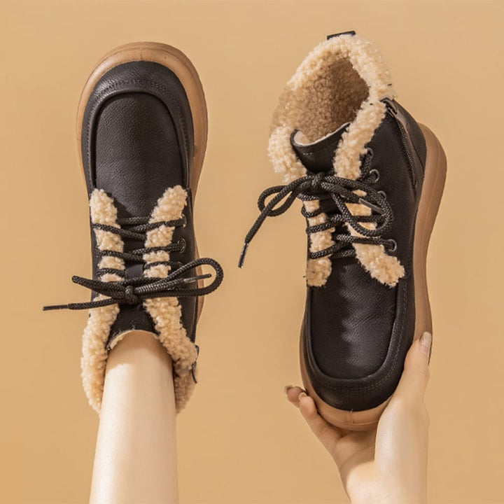 Bottines d'hiver pour femmes avec doublure en laine polaire - Avenna