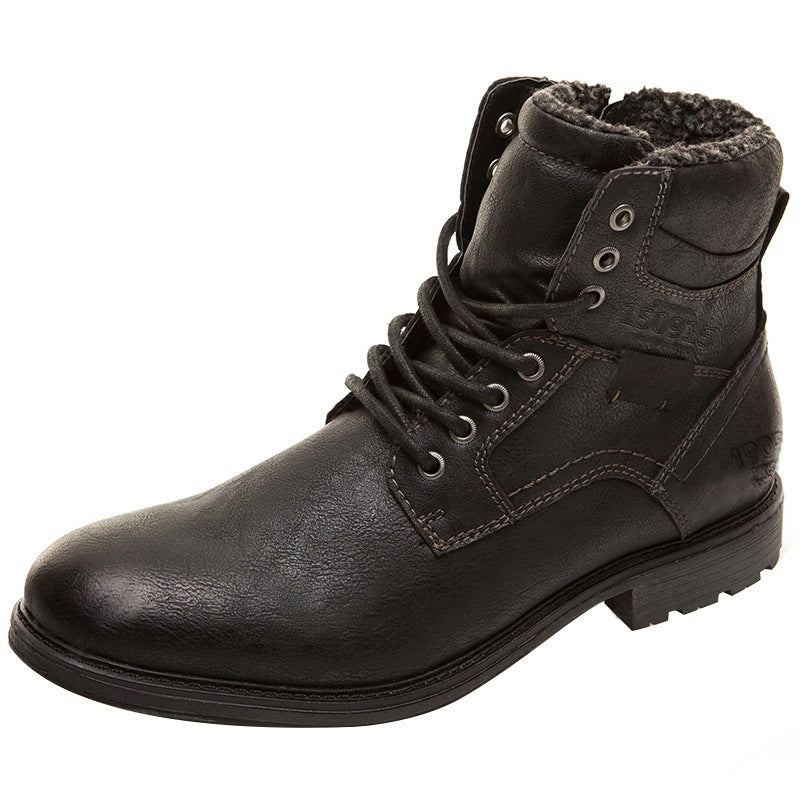 Bottes d'hiver à effet de cuir pour hommes - Darsen
